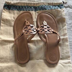 Tory Burch Miller Leather Sandals